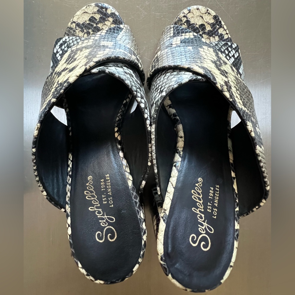 Seychelles Python Slide Sandals - image 8